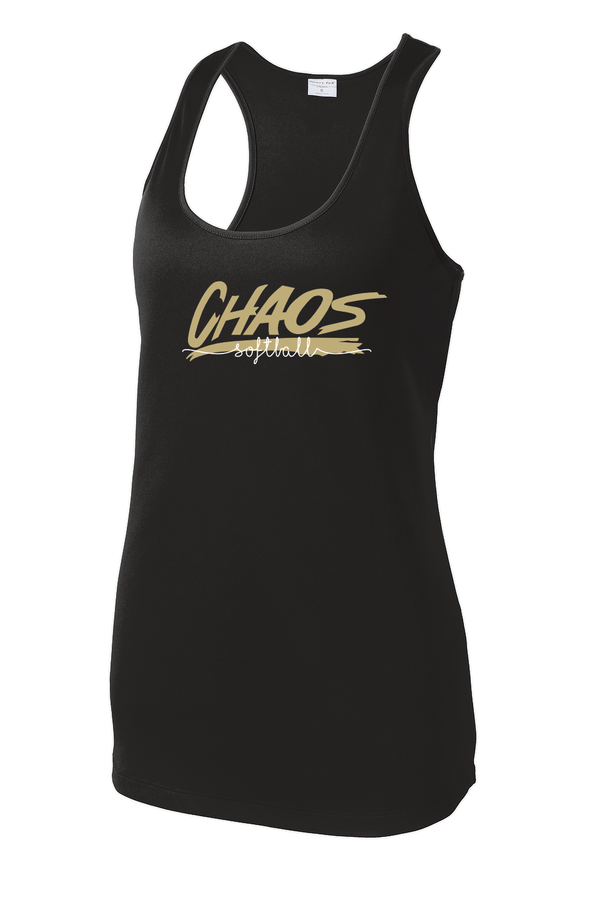 Chaos Women's Tank Top Cursive Logo