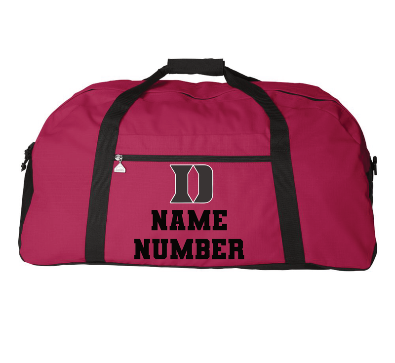 Pop Warner's Embroidered Duffel Bag