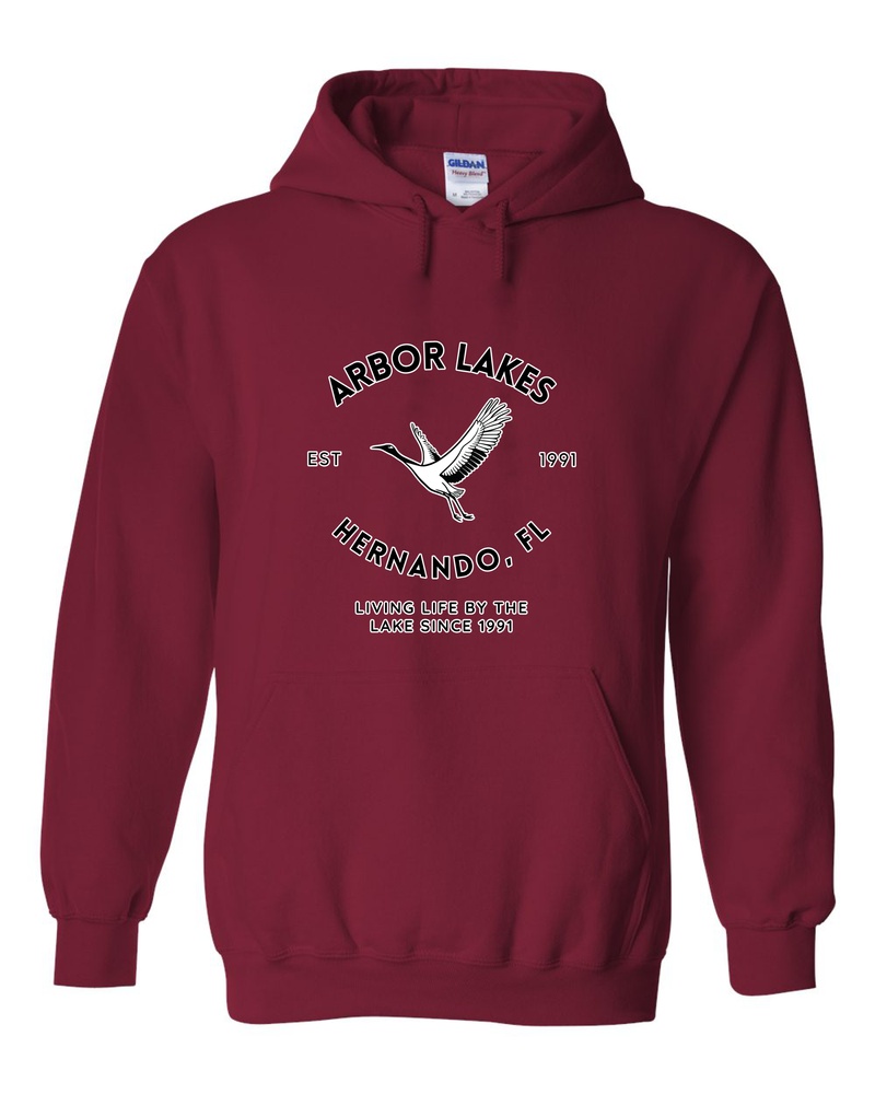 Arbor Lakes Crane Est 1991 Hoodie