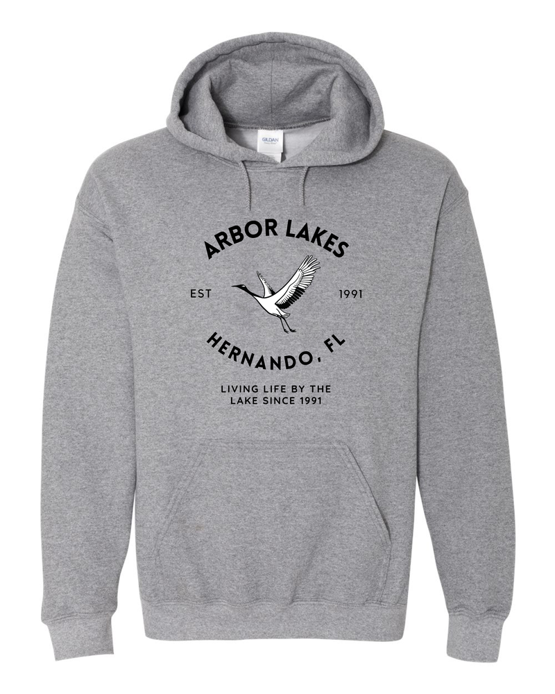 Arbor Lakes Crane Est 1991 Hoodie