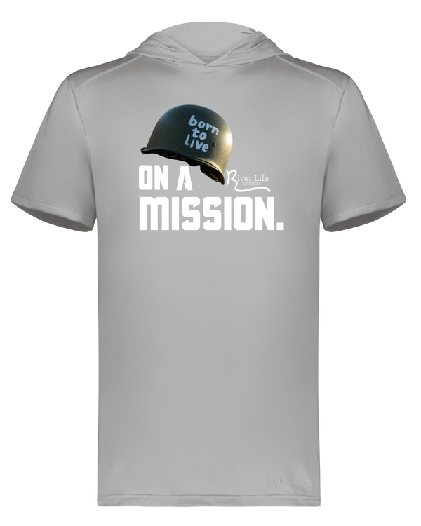 On A Mission Short Sleeve Hoodie 222142