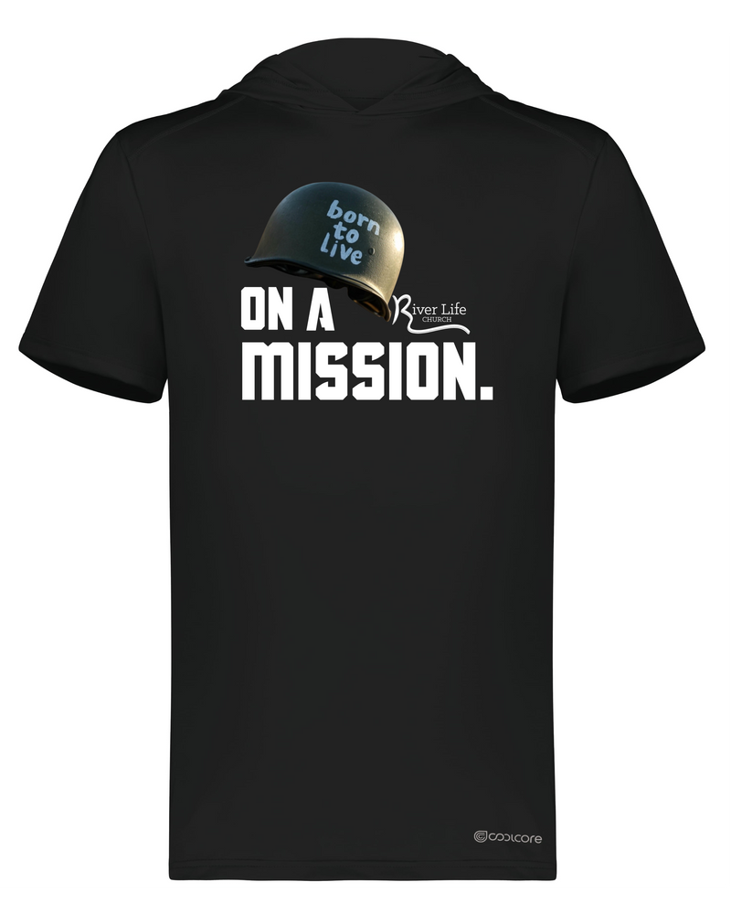 On A Mission Short Sleeve Hoodie 222142