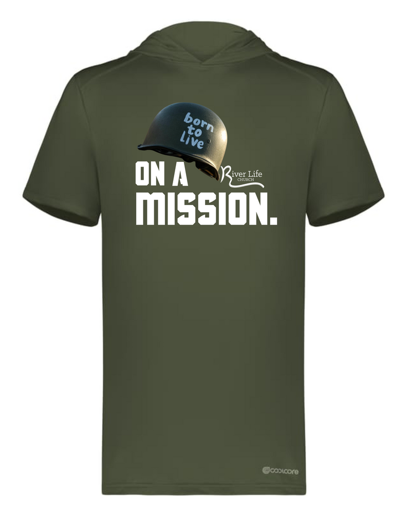 On A Mission Short Sleeve Hoodie 222142