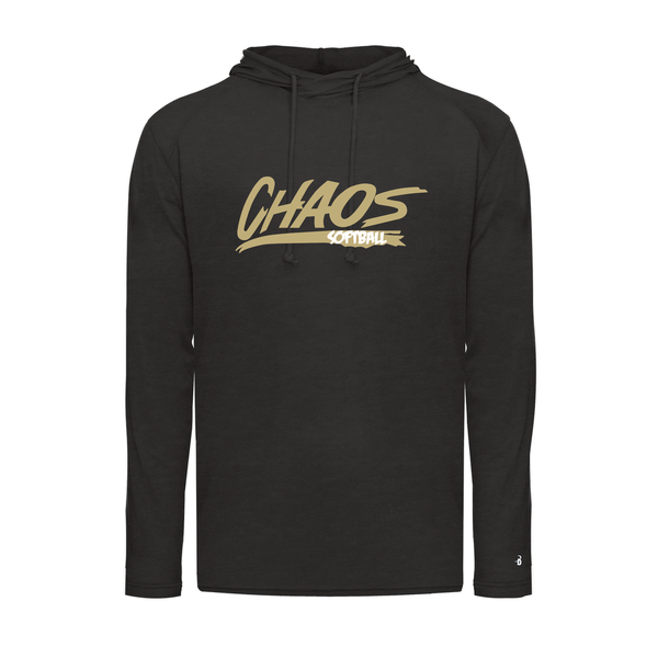 Chaos Hooded Long Sleeve Rough Logo