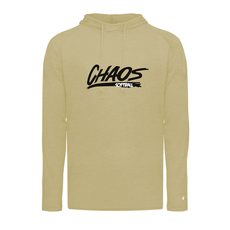 Chaos Hooded Long Sleeve Rough Logo