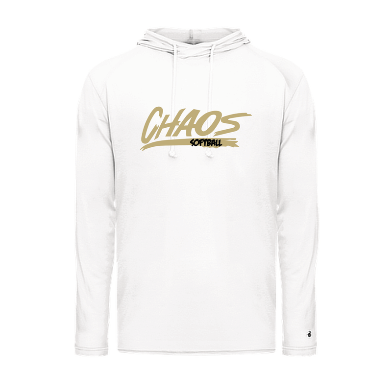 Chaos Hooded Long Sleeve Rough Logo