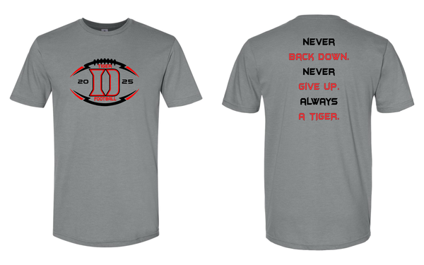 Pop Warner Never Give Up Tee 64000CVC