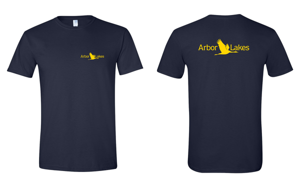 Arbor Lakes Swan T-Shirt Pocket and Full Back 6400/202