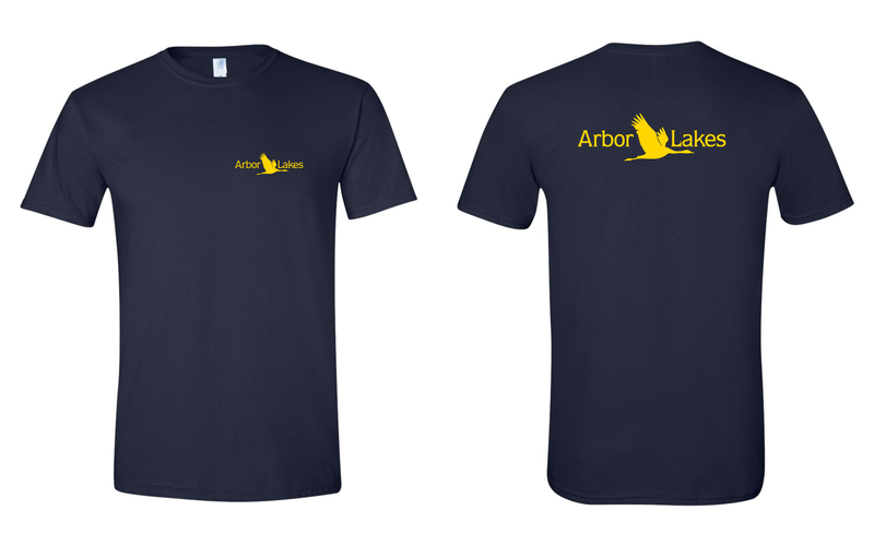 Arbor Lakes Swan T-Shirt Pocket and Full Back 6400/202