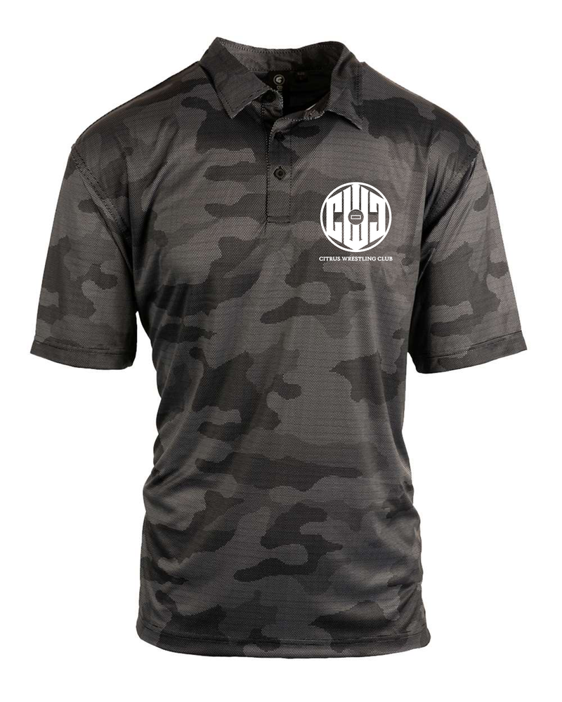 Citrus Wrestling Club Camo Polo