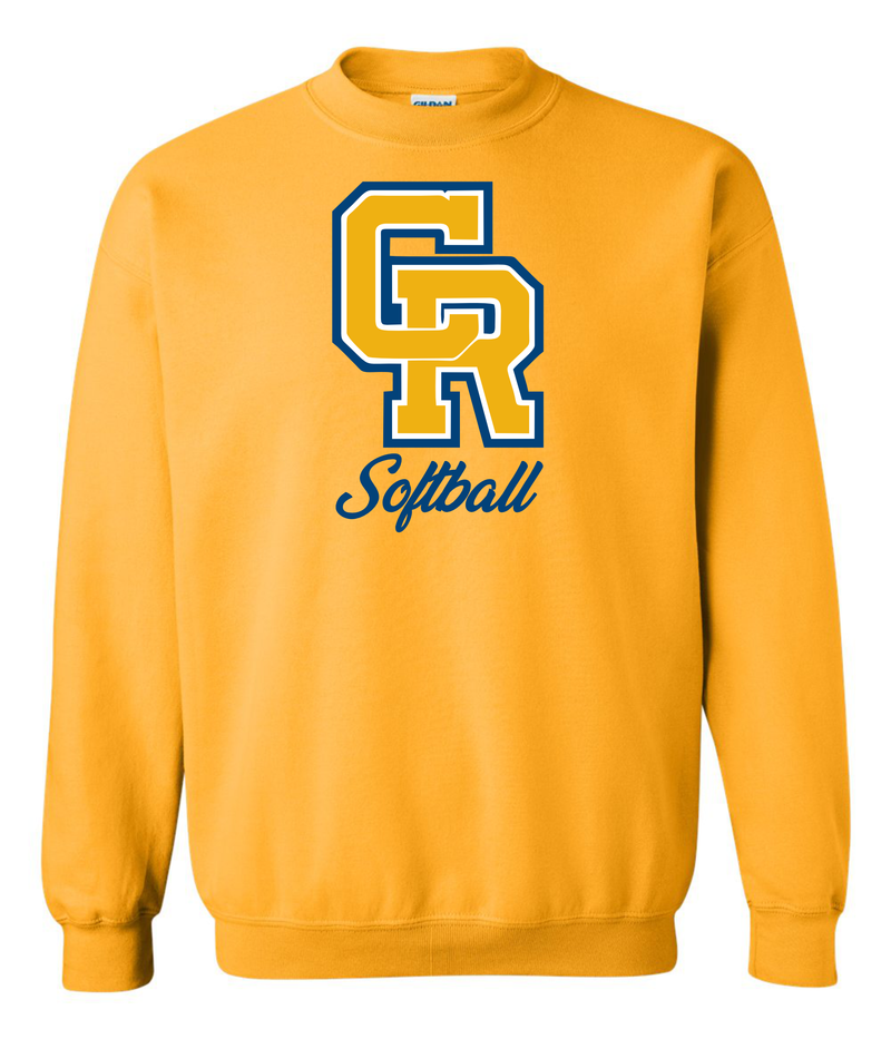 Crystal River High Softball CR Logo Long Sleeve