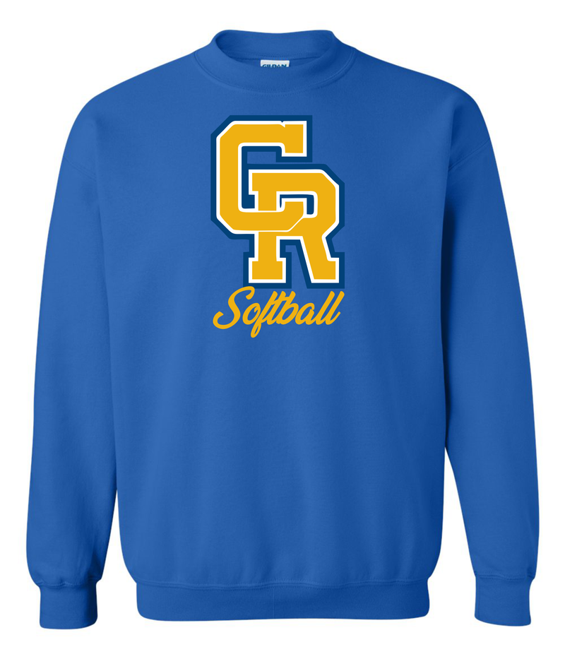 Crystal River High Softball CR Logo Long Sleeve