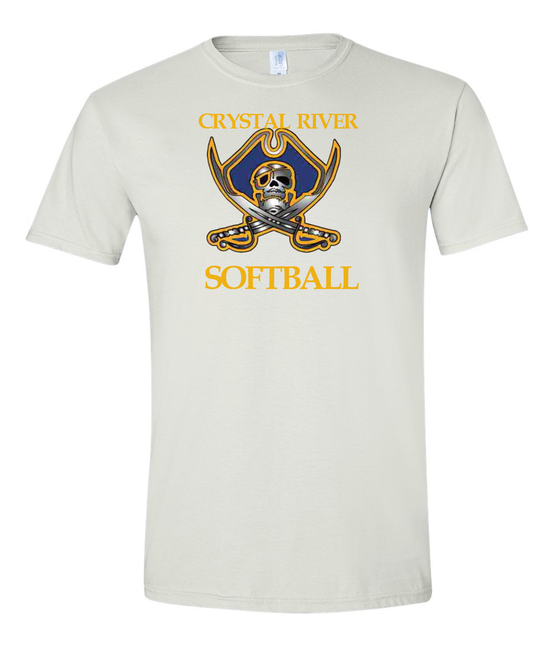 Crystal River High Softball Pirate Logo Shirts