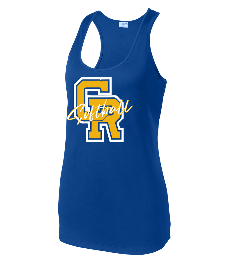 Crystal River High Softball CR Inside Tank-Top