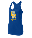 Crystal River High Softball CR Logo Ladies Tank-Top