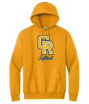 Crystal River High Softball CR Logo Hoodie