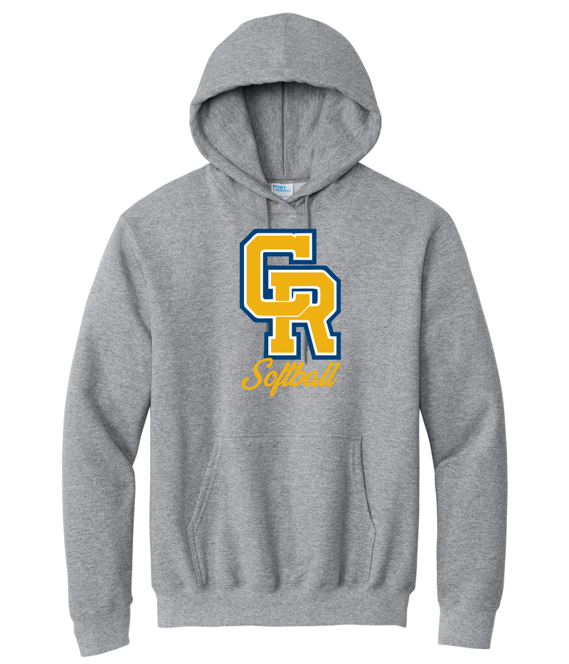 Crystal River High Softball CR Logo Hoodie