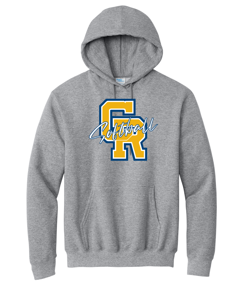 Crystal River High Softball CR Inside Hoodie