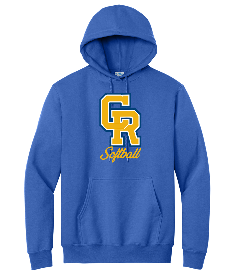 Crystal River High Softball CR Logo Hoodie