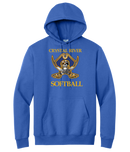 Crystal River High Softball Pirate Logo Hoodie
