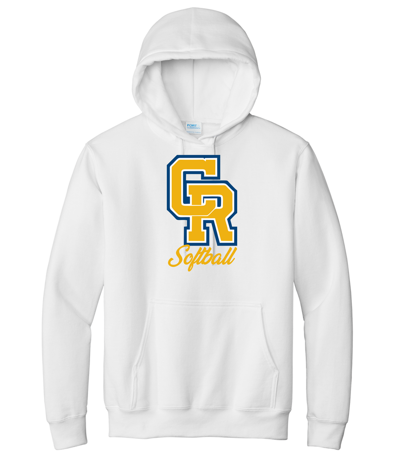 Crystal River High Softball CR Logo Hoodie