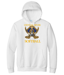 Crystal River High Softball Pirate Logo Hoodie