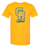 Crystal River High Softball CR Logo Shirts