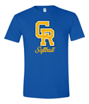 Crystal River High Softball CR Logo Shirts
