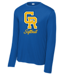 Crystal River High Softball CR Logo Long Sleeve ST350LS