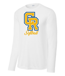Crystal River High Softball CR Logo Long Sleeve ST350LS