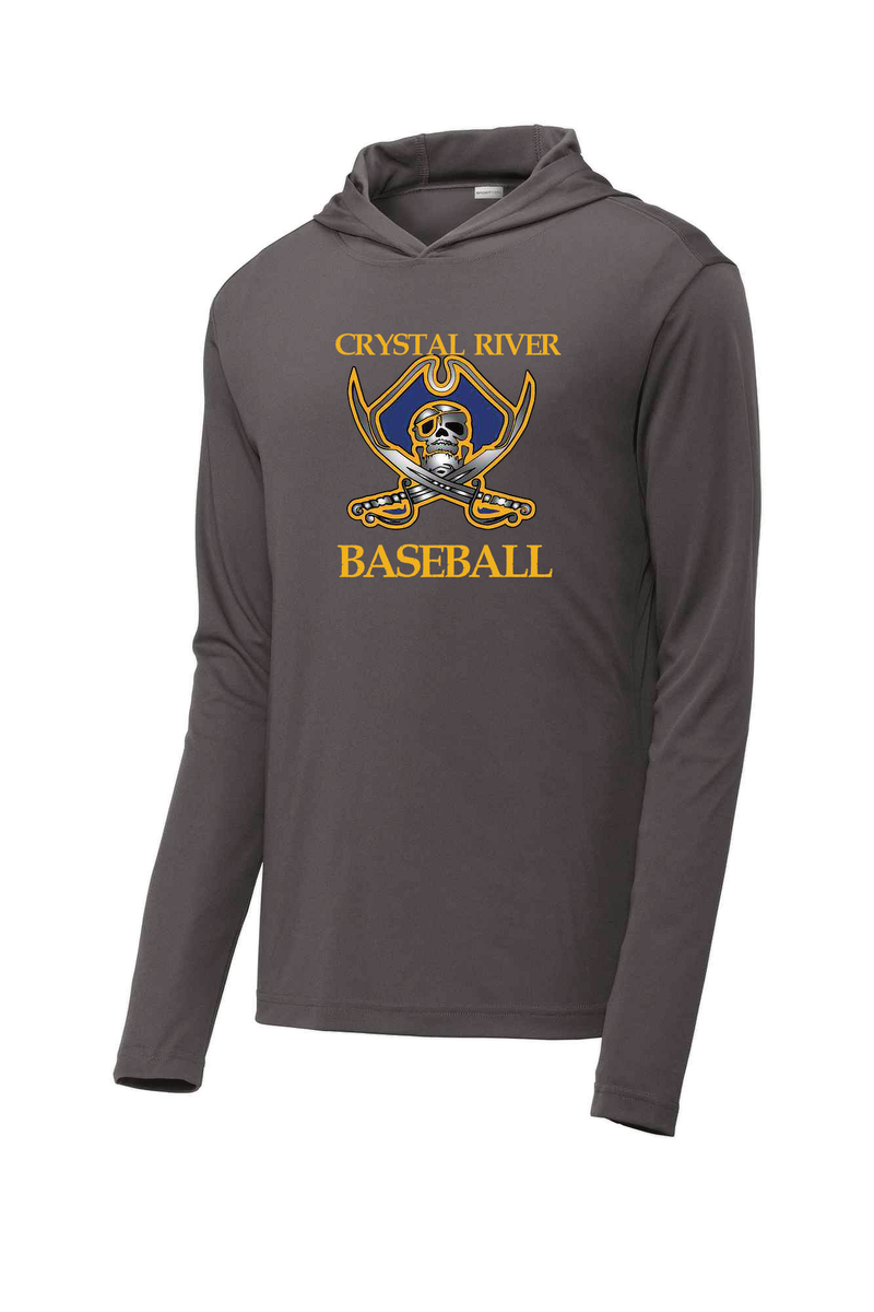 Crystal River High Baseball Pirate Logo Hooded Pullover