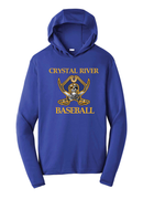 Crystal River High Baseball Pirate Logo Hooded Pullover ST358