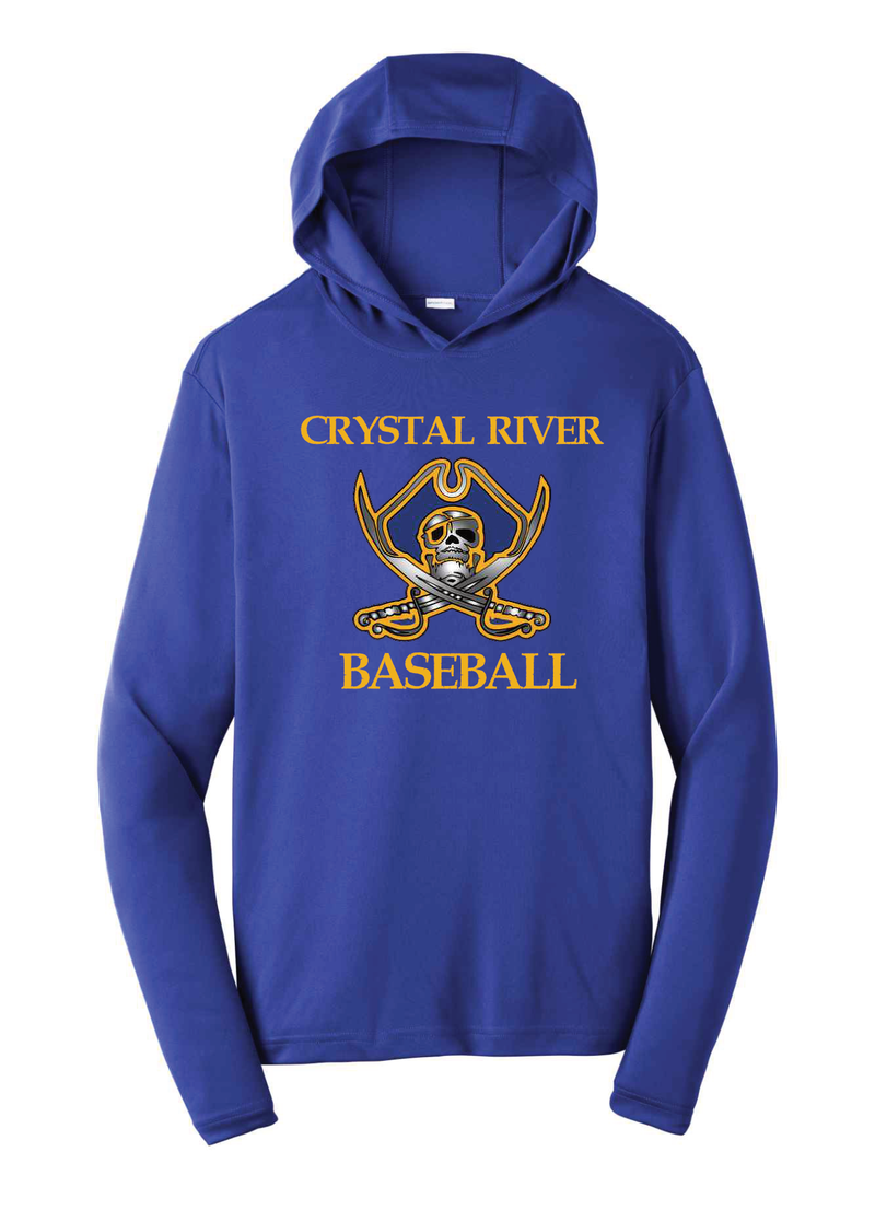 Crystal River High Baseball Pirate Logo Hooded Pullover