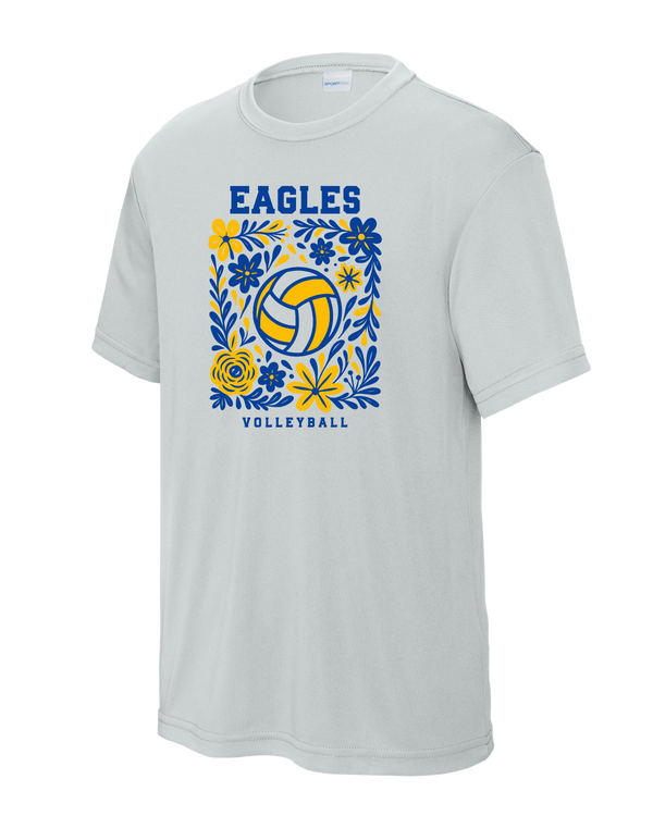 DCA Volleyball Flowers Dri-Fit YST350