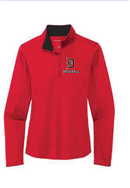 Ladies 1/4 Zip DHS Baseball Logo