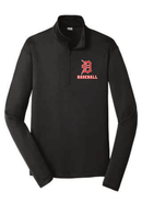 Ladies 1/4 Zip DHS Baseball Logo