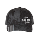 It Ain't Over Black USA Outdoor Cap