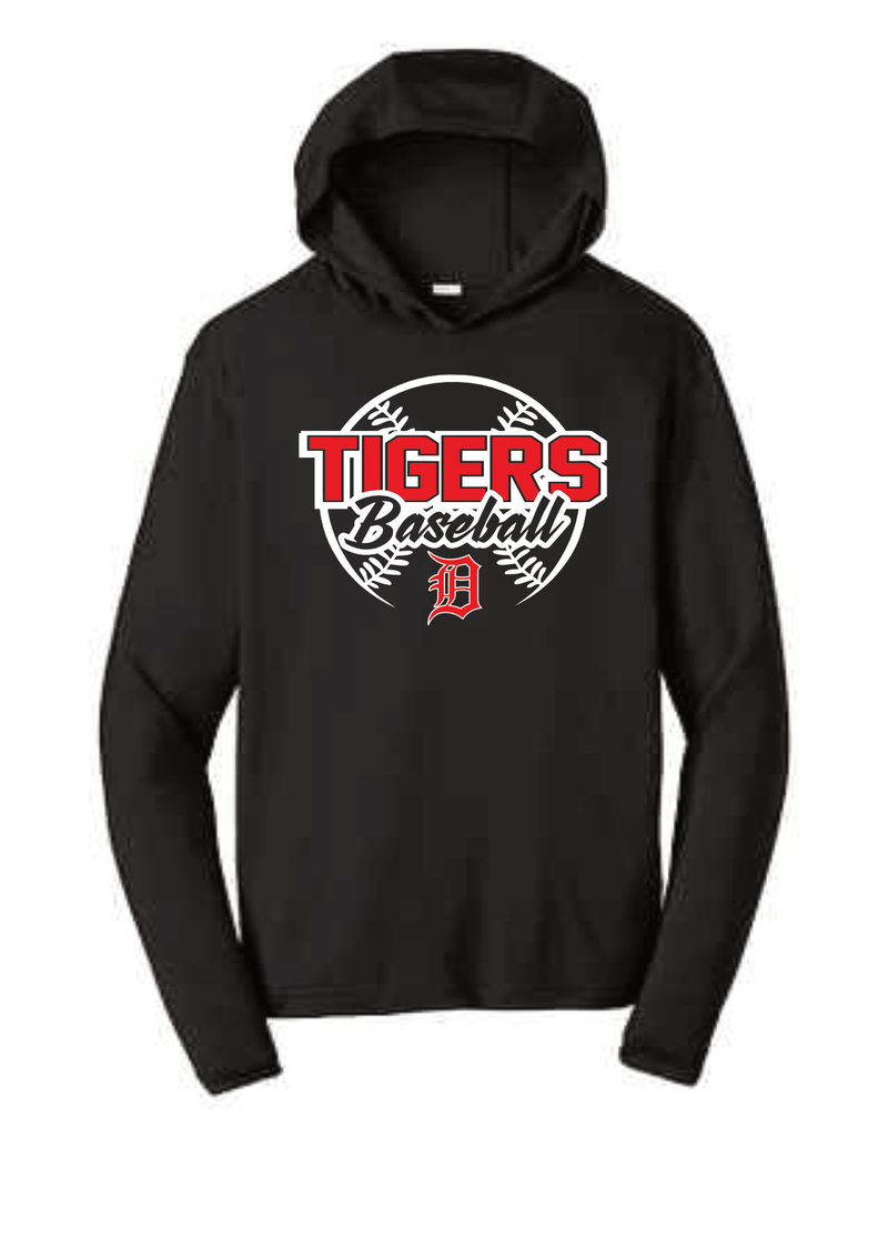 DHS Baseball Background Hooded Pullover