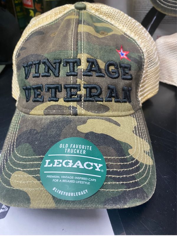 Vintage Veteran Legacy Camo Embroidered