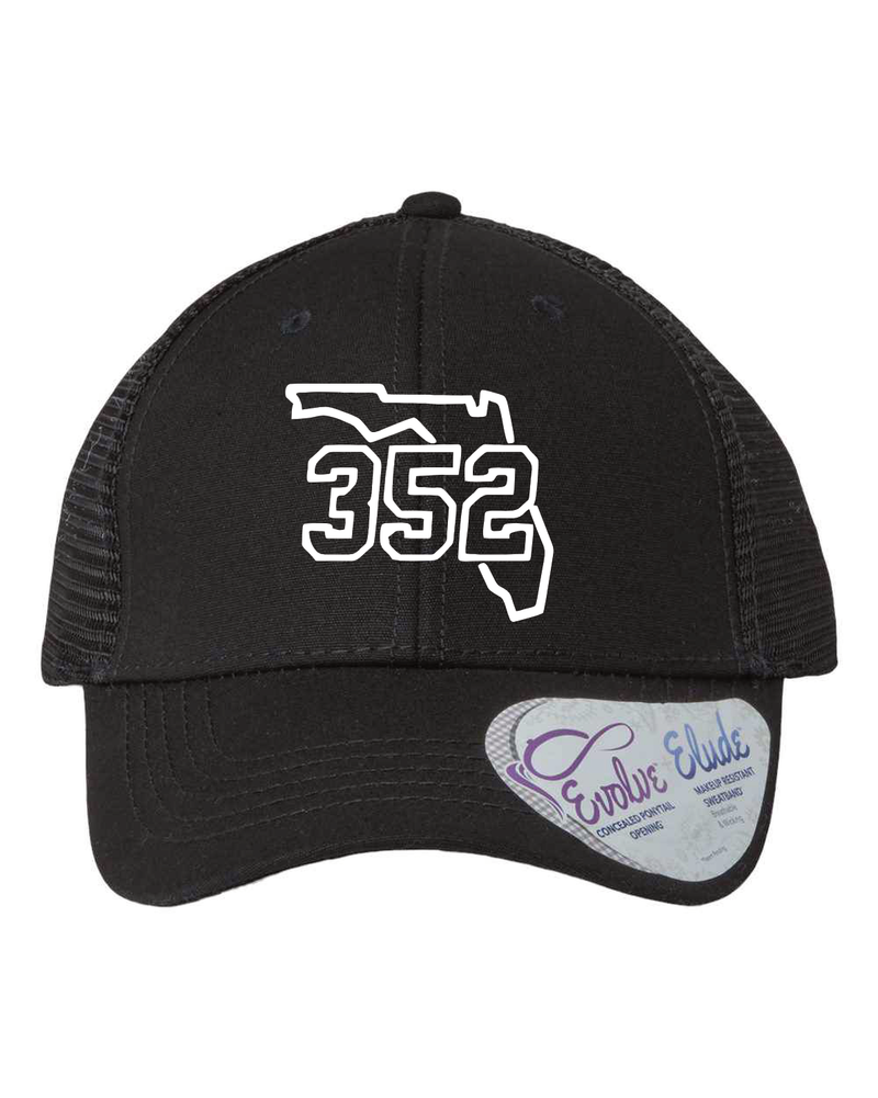 352 Elite Embroidered Ladies Trucker Hats