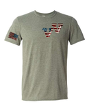 Vintage Veteran Patriotic Logo