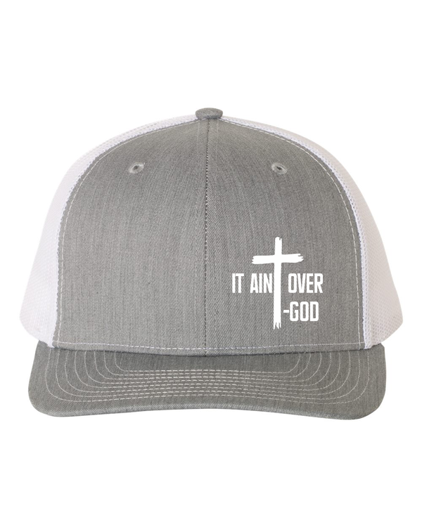 It Ain't Over White/Grey Adjustable Snapback